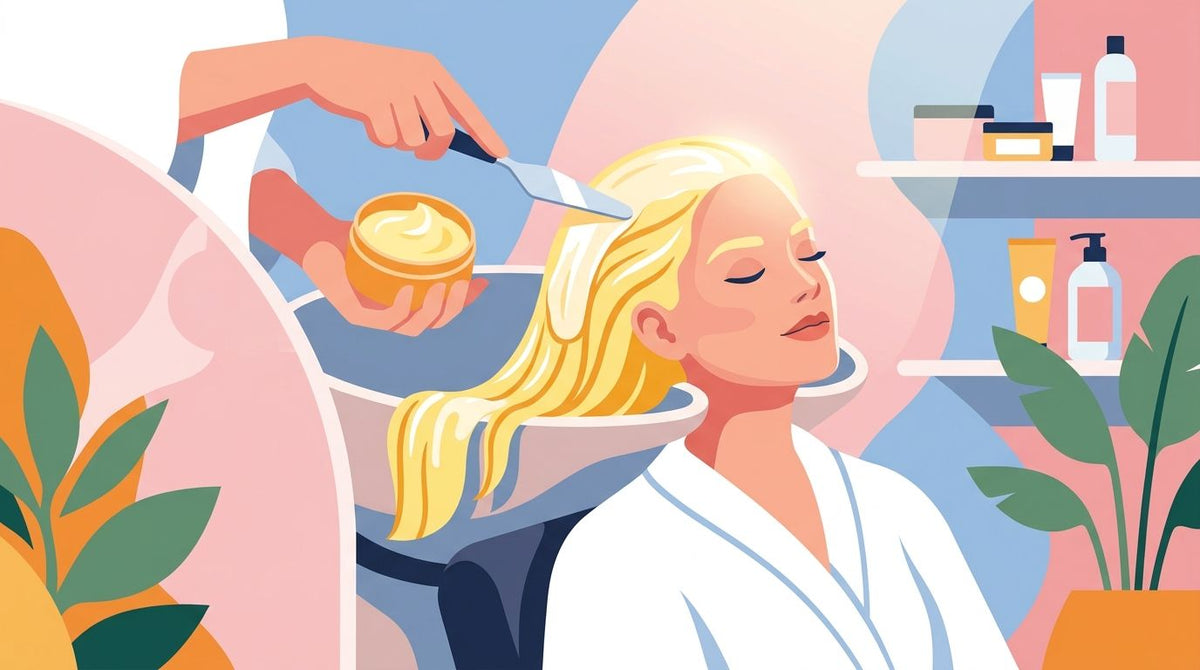 Can you use a hair mask on freshly bleached hair?