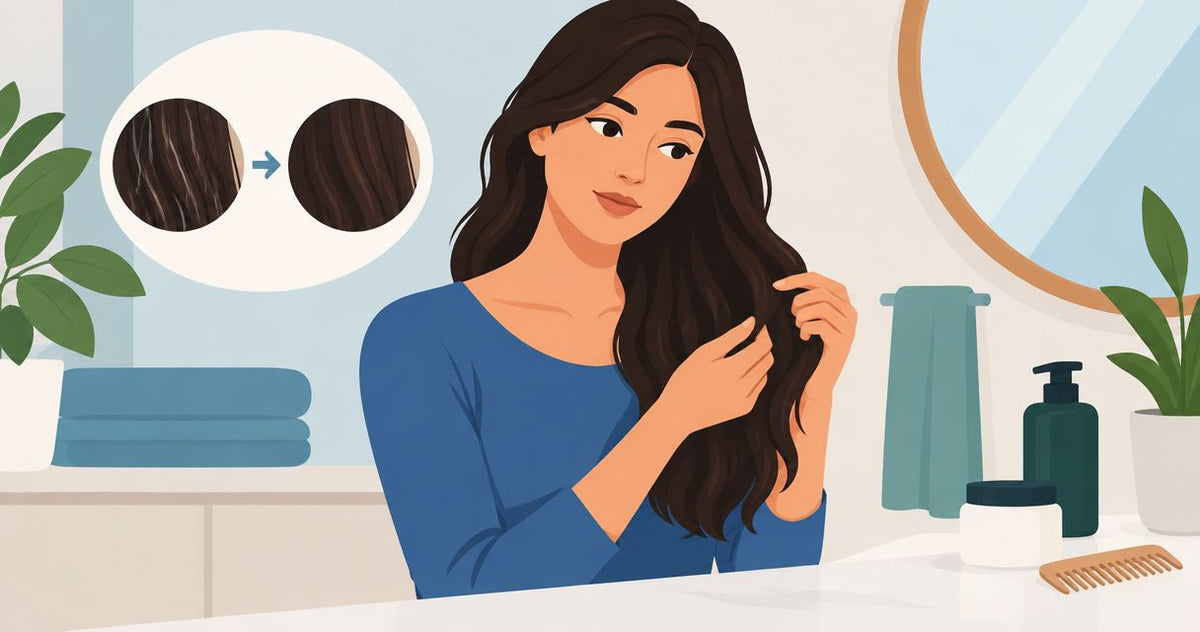How to fix hair that feels waxy from styling products