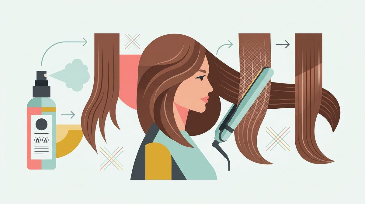 How to connect a ghd straightener to a heat-protectant routine