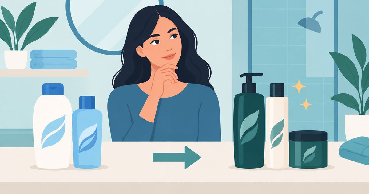 How to transition from drugstore shampoo to professional shampoo