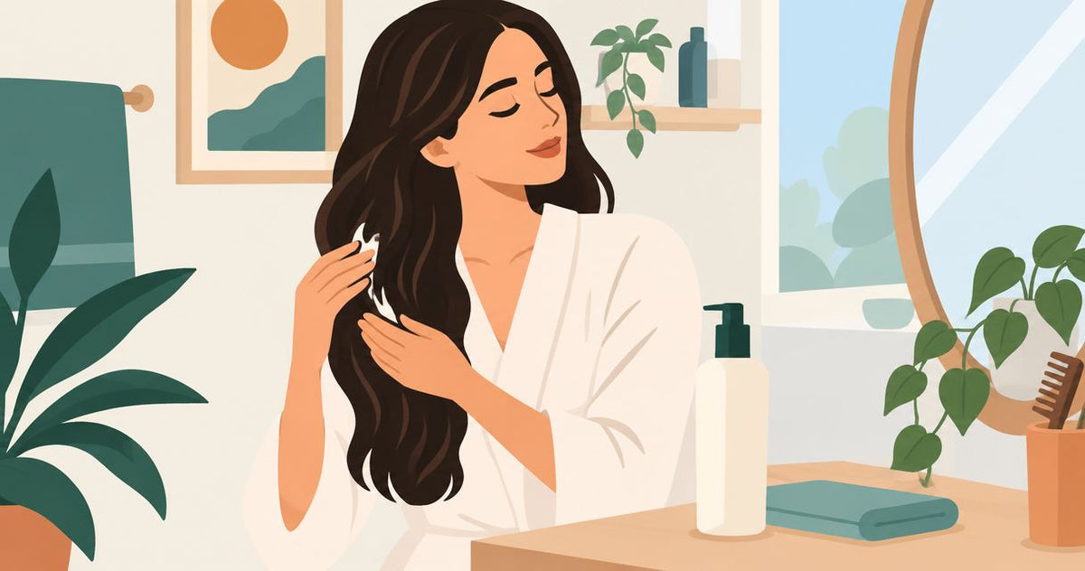 How to revive dry hair with a leave-in conditioner