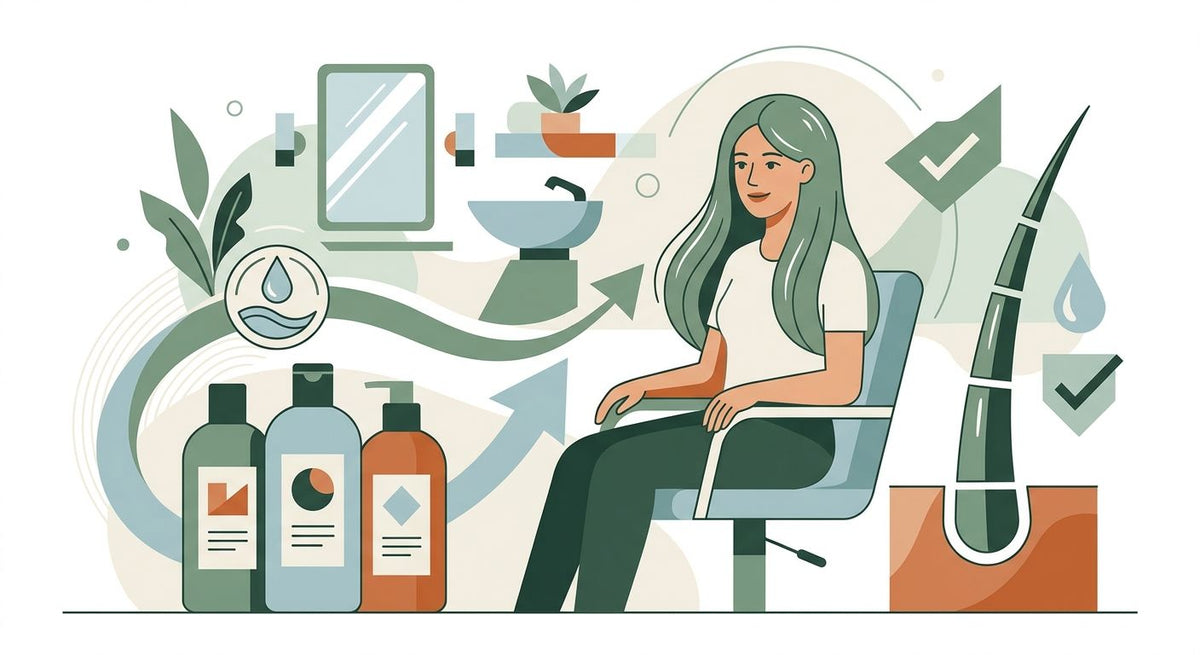 Can you use professional shampoo on keratin-treated hair?