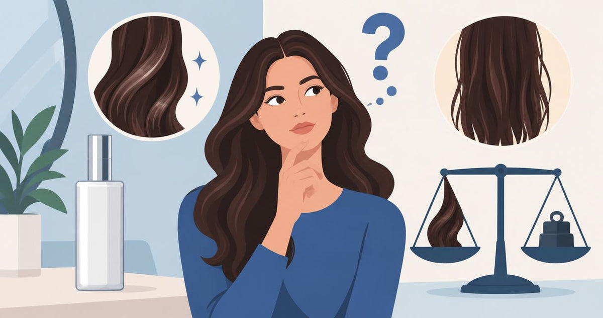 Does Color Wow Dream Coat weigh hair down?