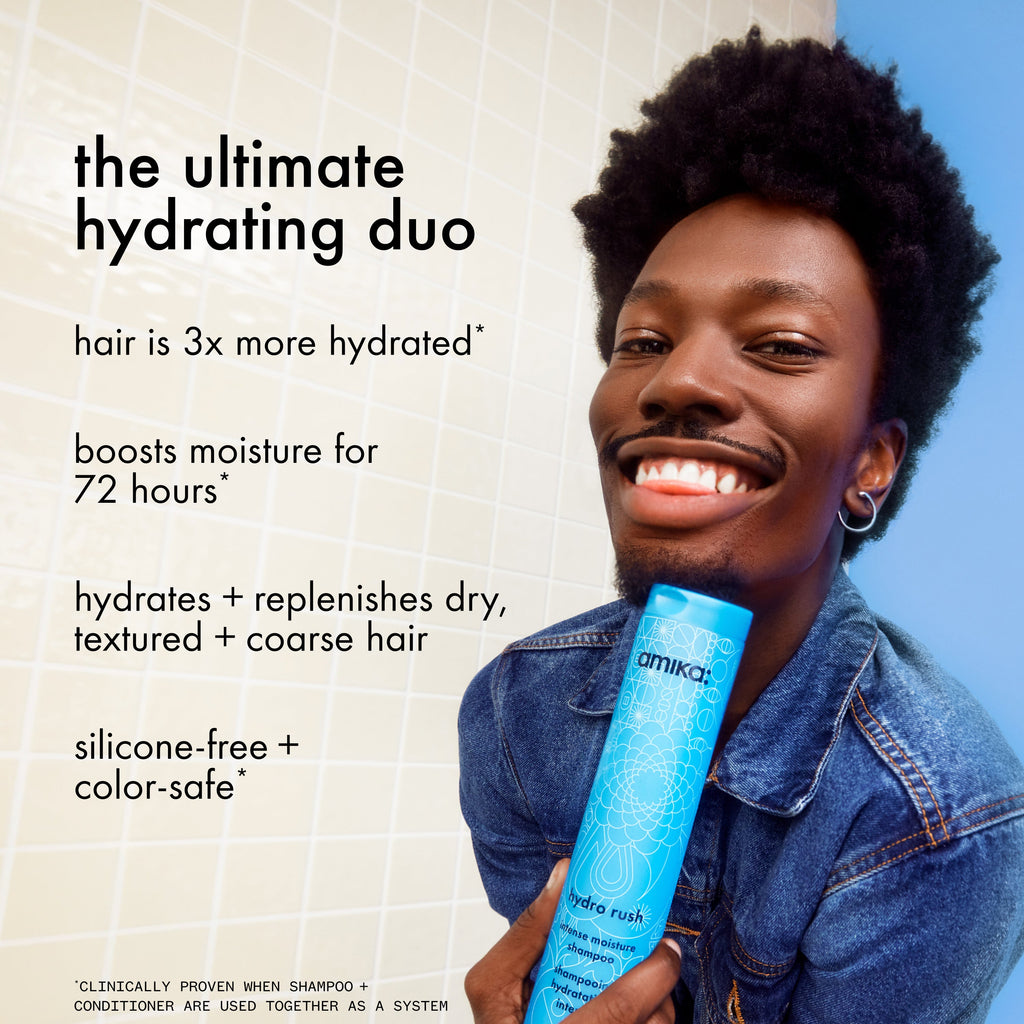 amika hydro rush intense moisture conditioner – amika Haarpflege