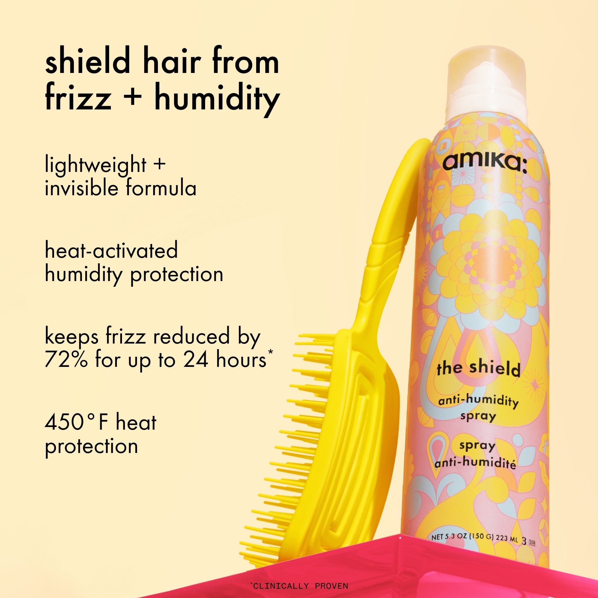amika the shield anti-humidity spray – amika Haarpflege