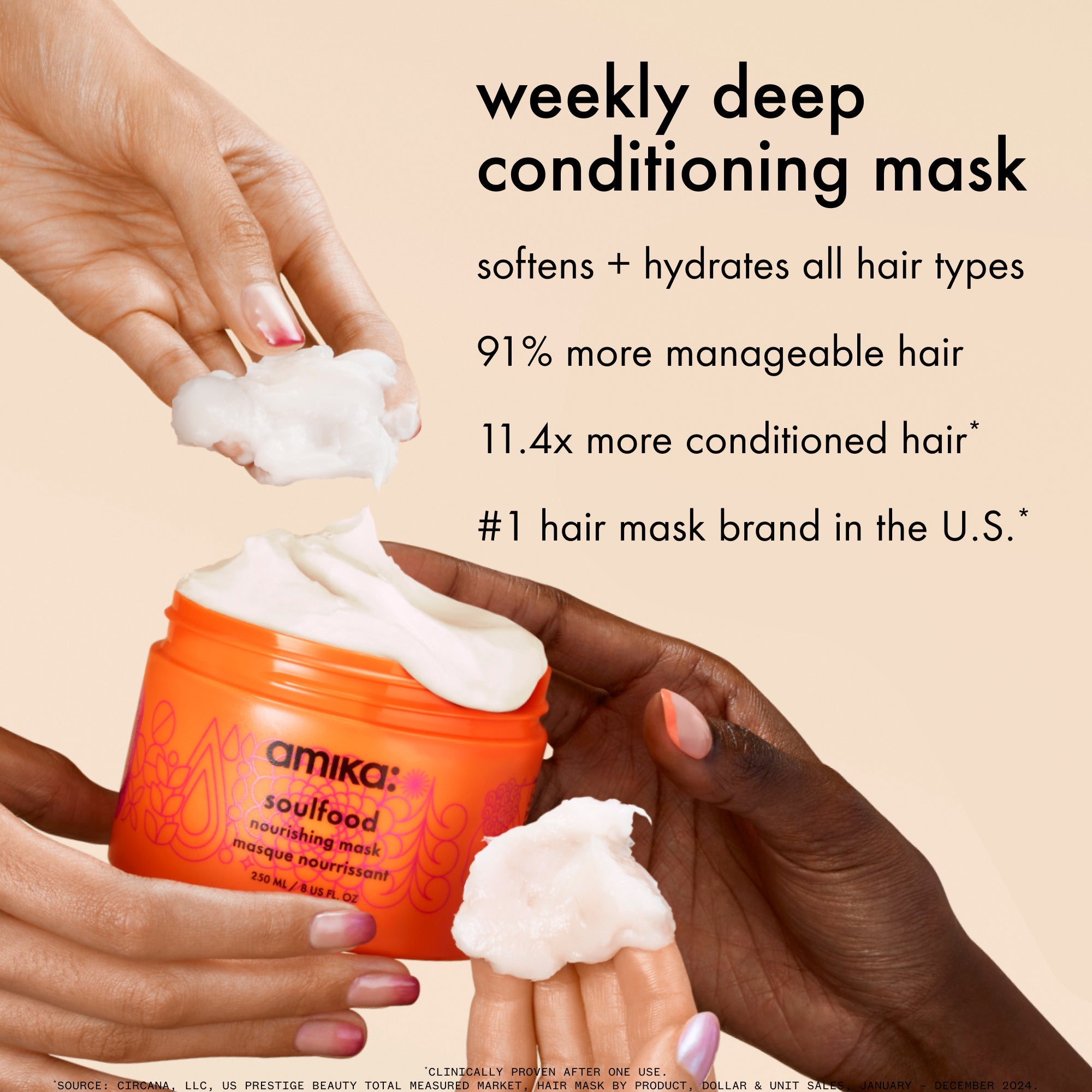 amika soulfood nourishing hair mask – amika Haarpflege