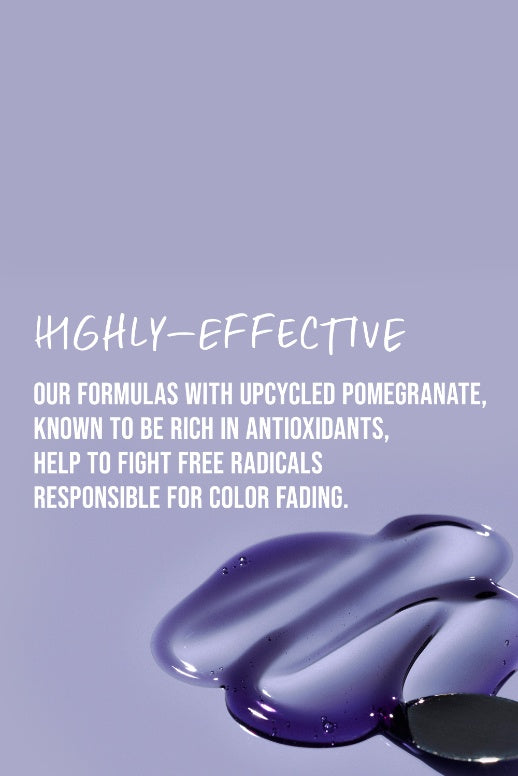 KMS Colorvitality Blonde Shampoo, violette Textur auf Fliederton