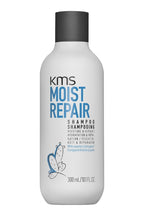 KMS Moistrepair Shampoo 300 ml, Flasche Vorderseite auf weißem Hintergrund