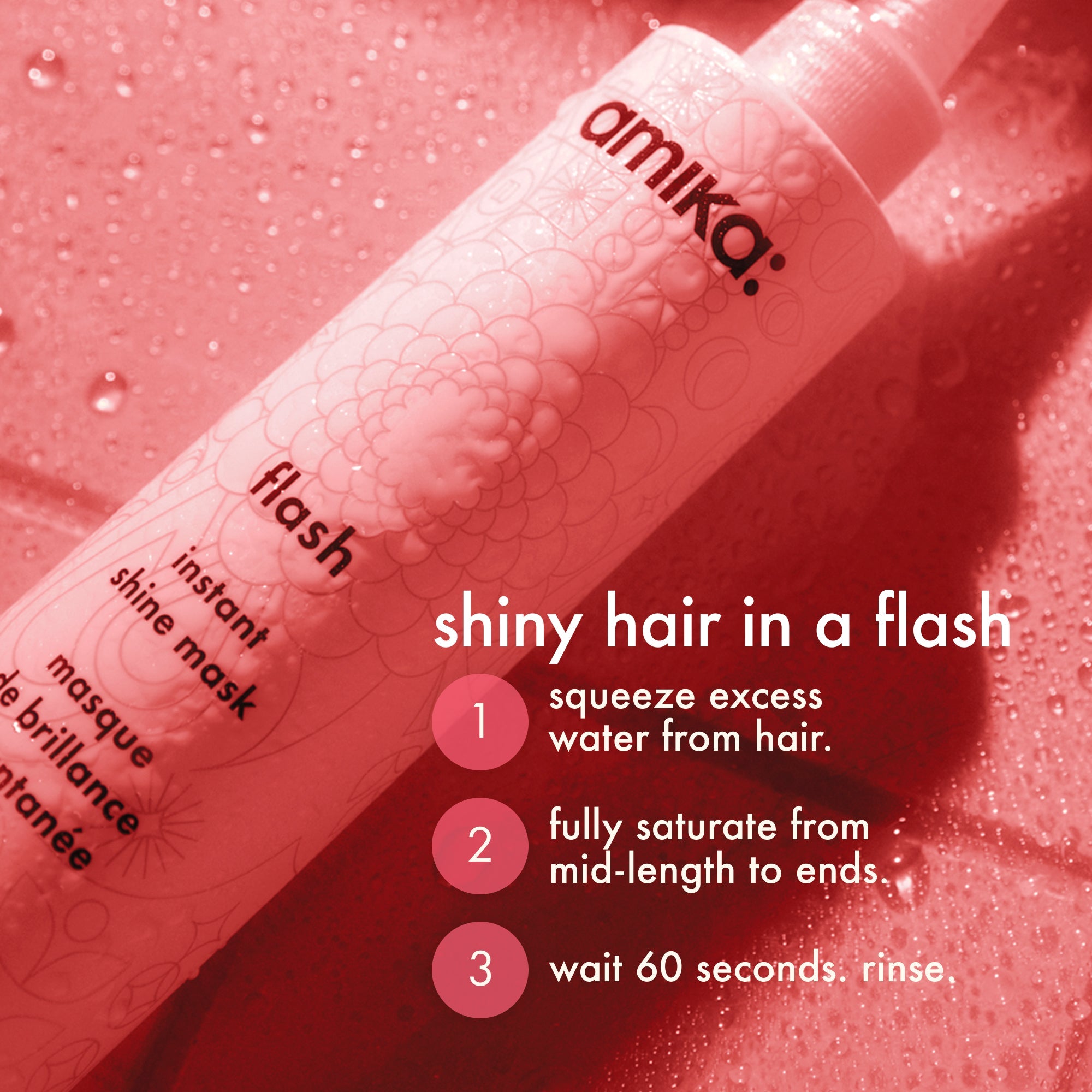 amika flash instant shine mask – amika Haarpflege