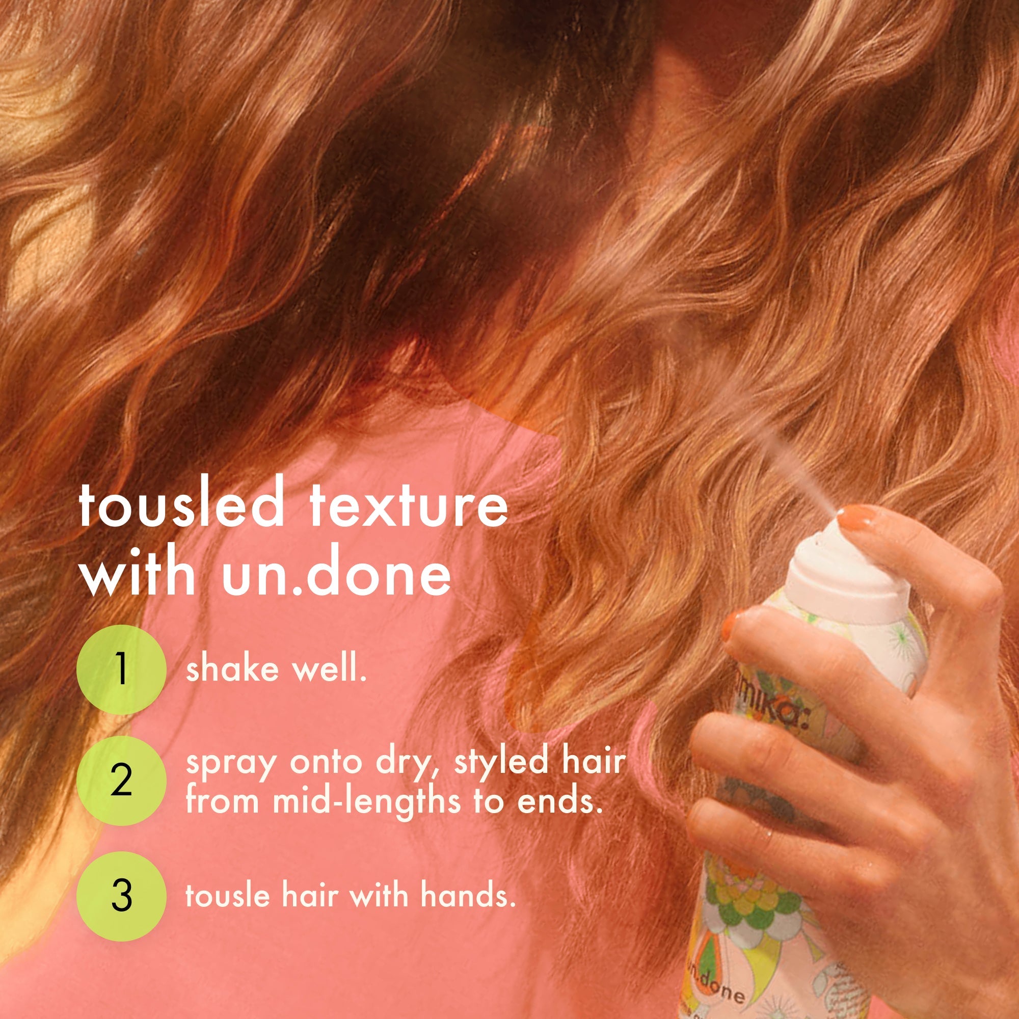 amika un.done volume + matte texture spray – amika Haarpflege