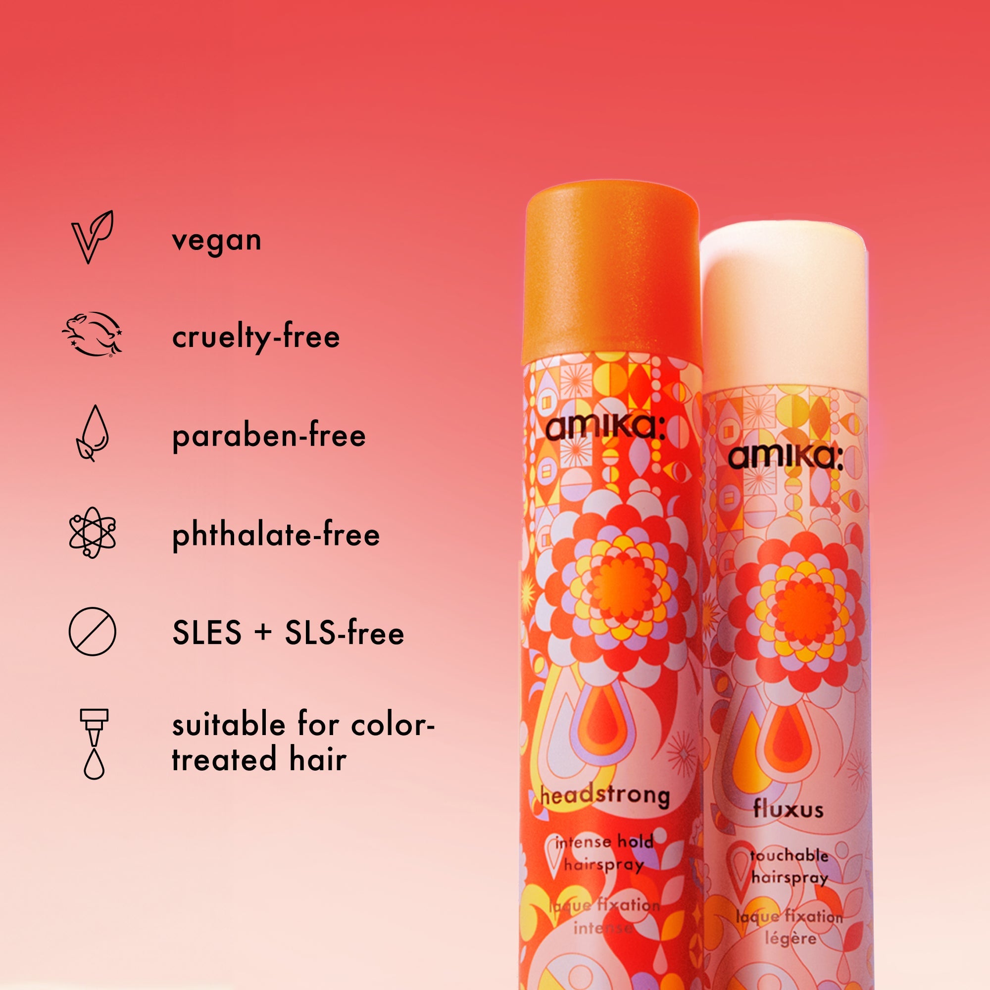 amika fluxus touchable hairspray – amika Haarpflege