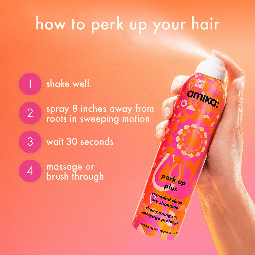 amika perk up plus extended clean dry shampoo – amika Haarpflege