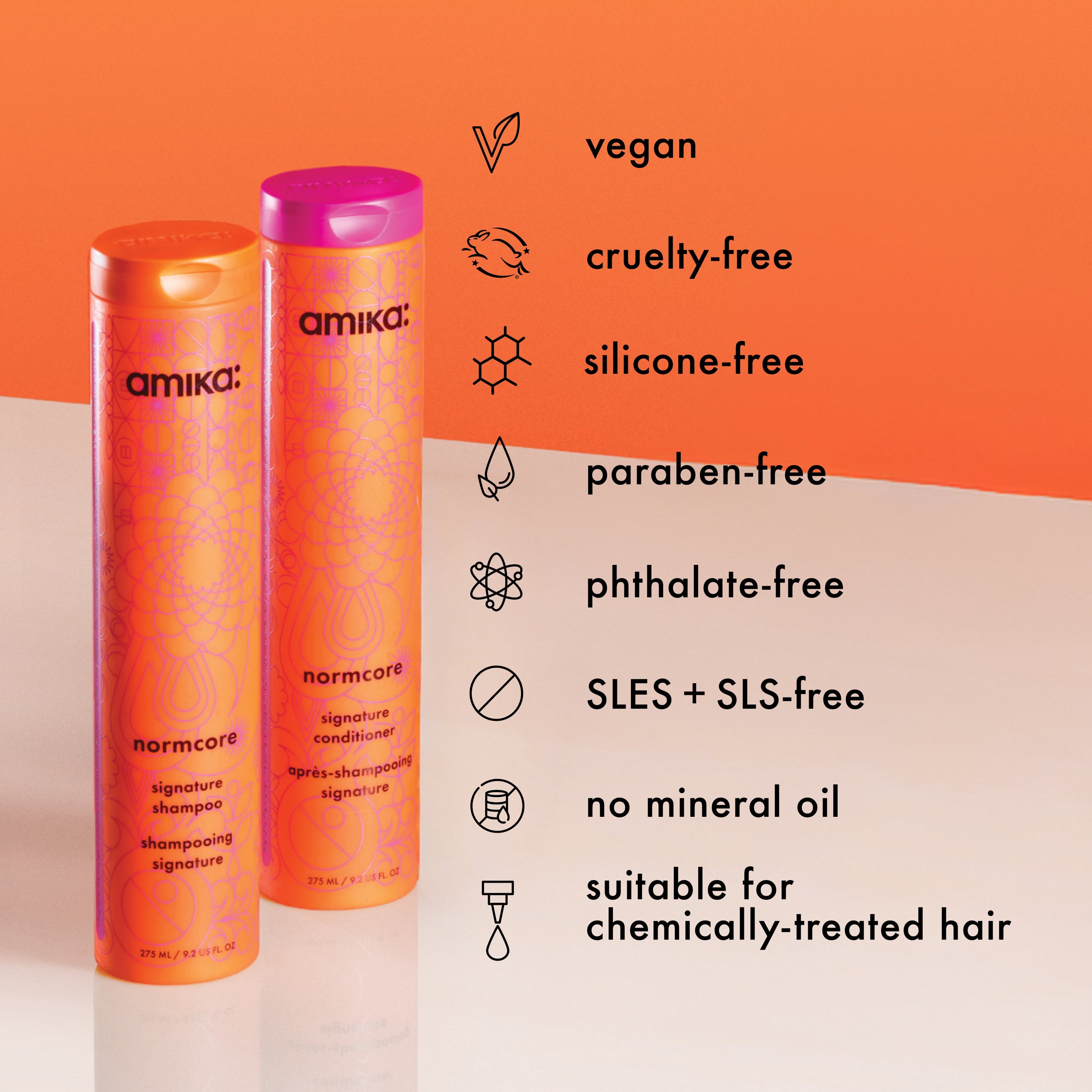 amika normcore signature shampoo – amika Haarpflege