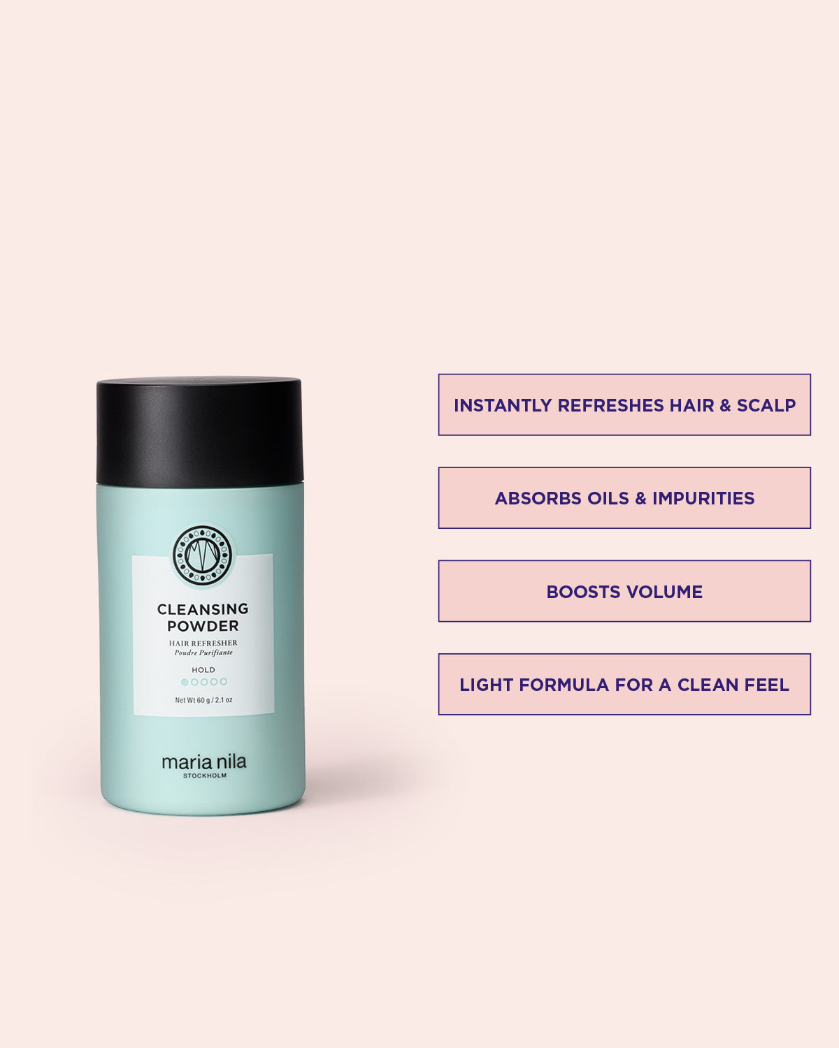 Maria Nila Cleansing Powder 60g – Produktversprechen