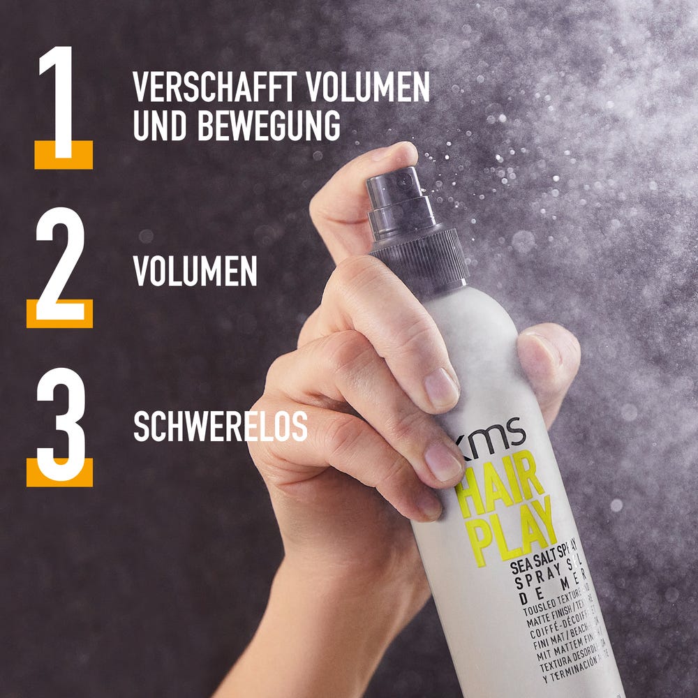 KMS HairPlay Sea Salt Spray – Wirkung