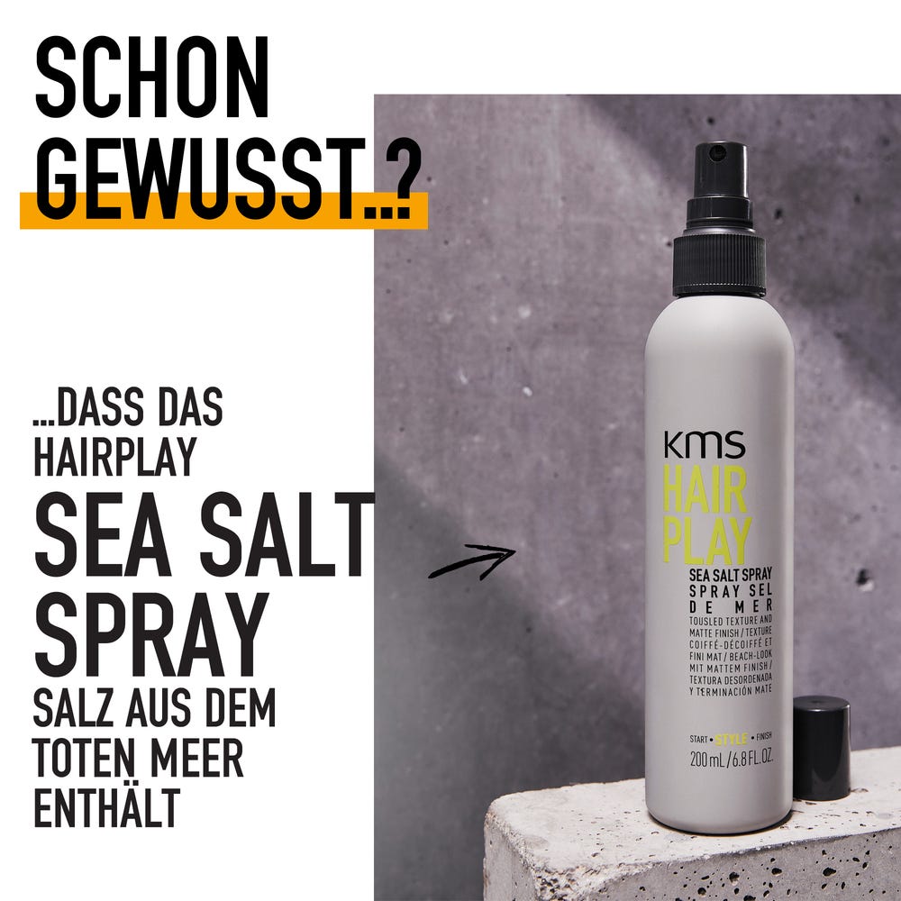 KMS HairPlay Sea Salt Spray – Detail