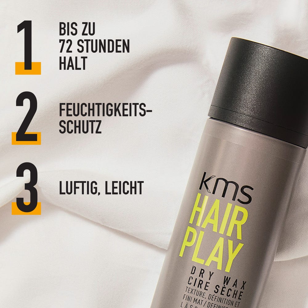 KMS HairPlay Dry Wax – Rückseite