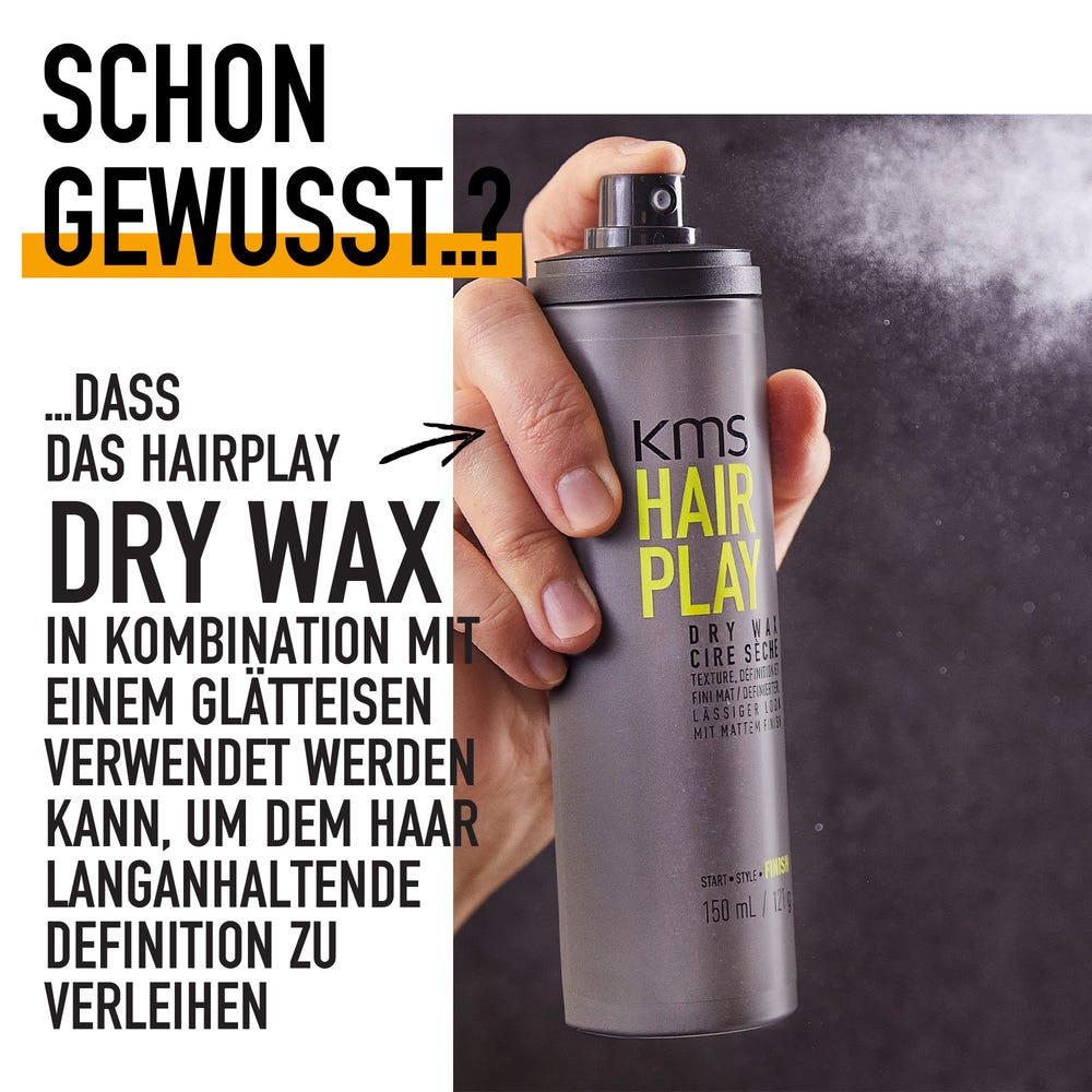 KMS HairPlay Dry Wax – Benefit