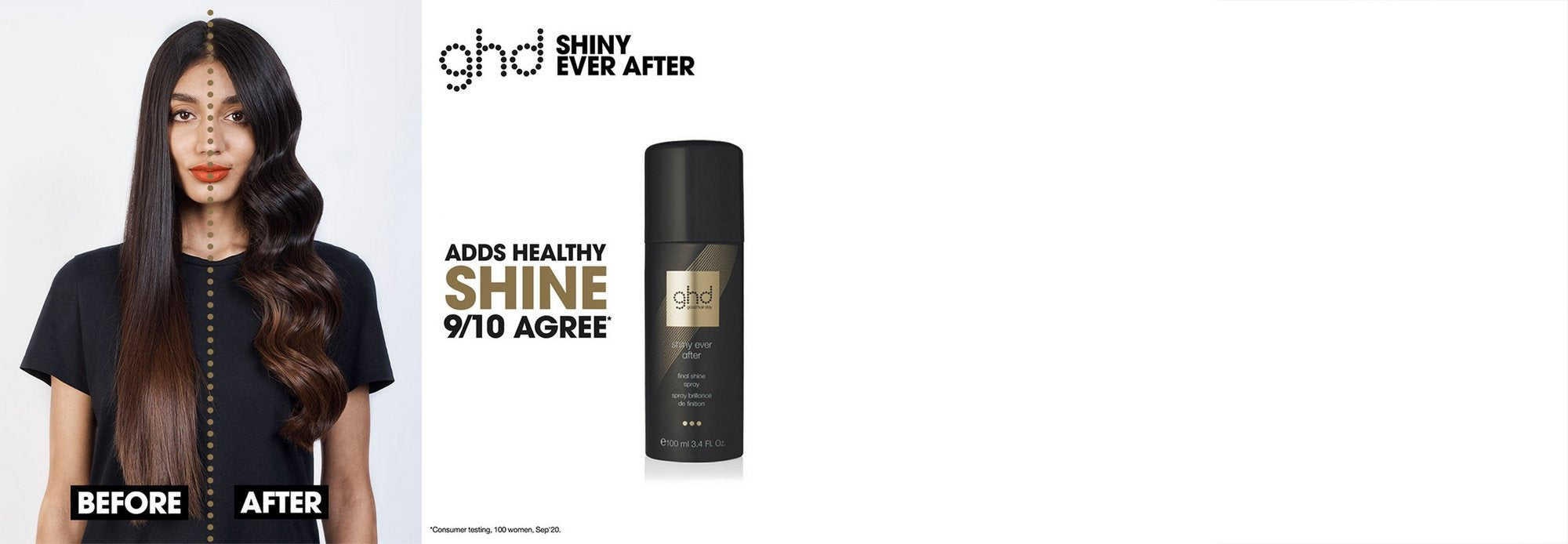 ghd shiny ever after Glanzspray – Finish mit Glanz