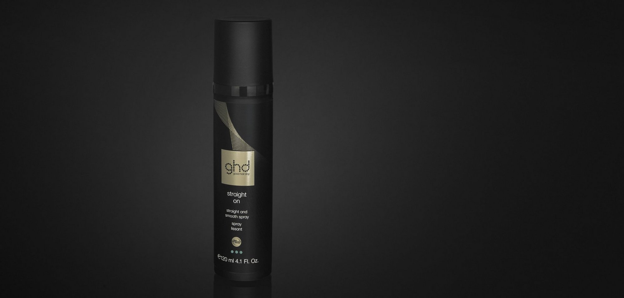 ghd straight on Glättungsspray – Anwendung