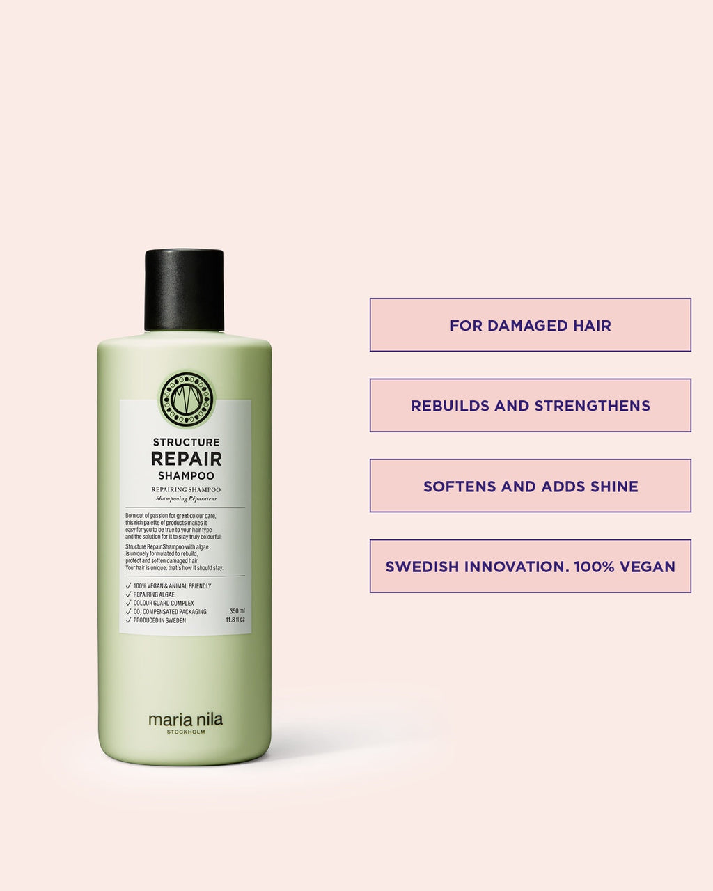 Maria Nila Structure Repair Shampoo – Vorteile