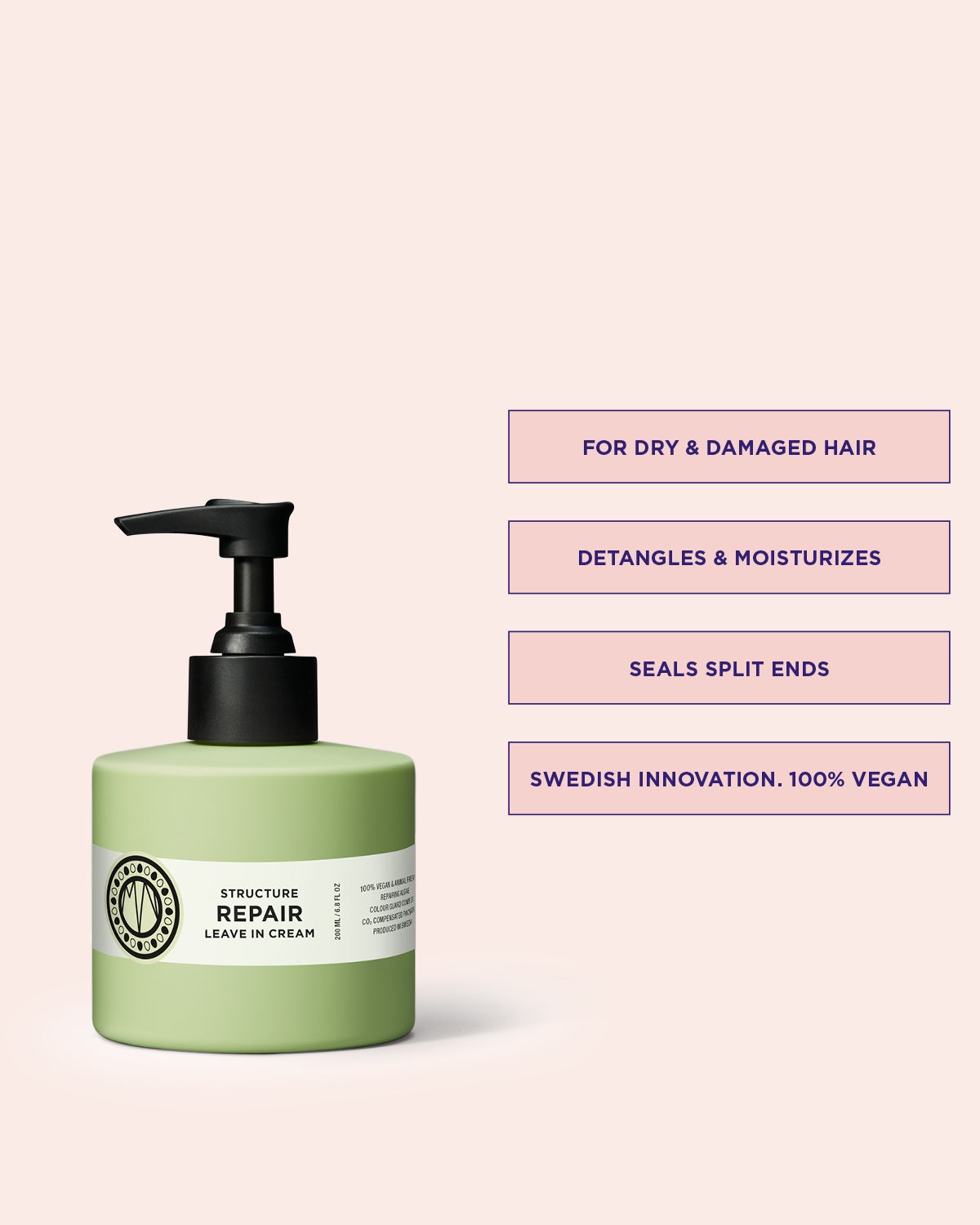 Maria Nila Structure Repair Leave In Cream 200ml – Vorteile