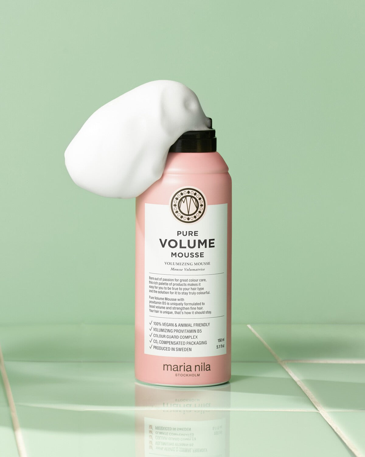 Maria Nila Pure Volume Mousse 150ml – Detailansicht