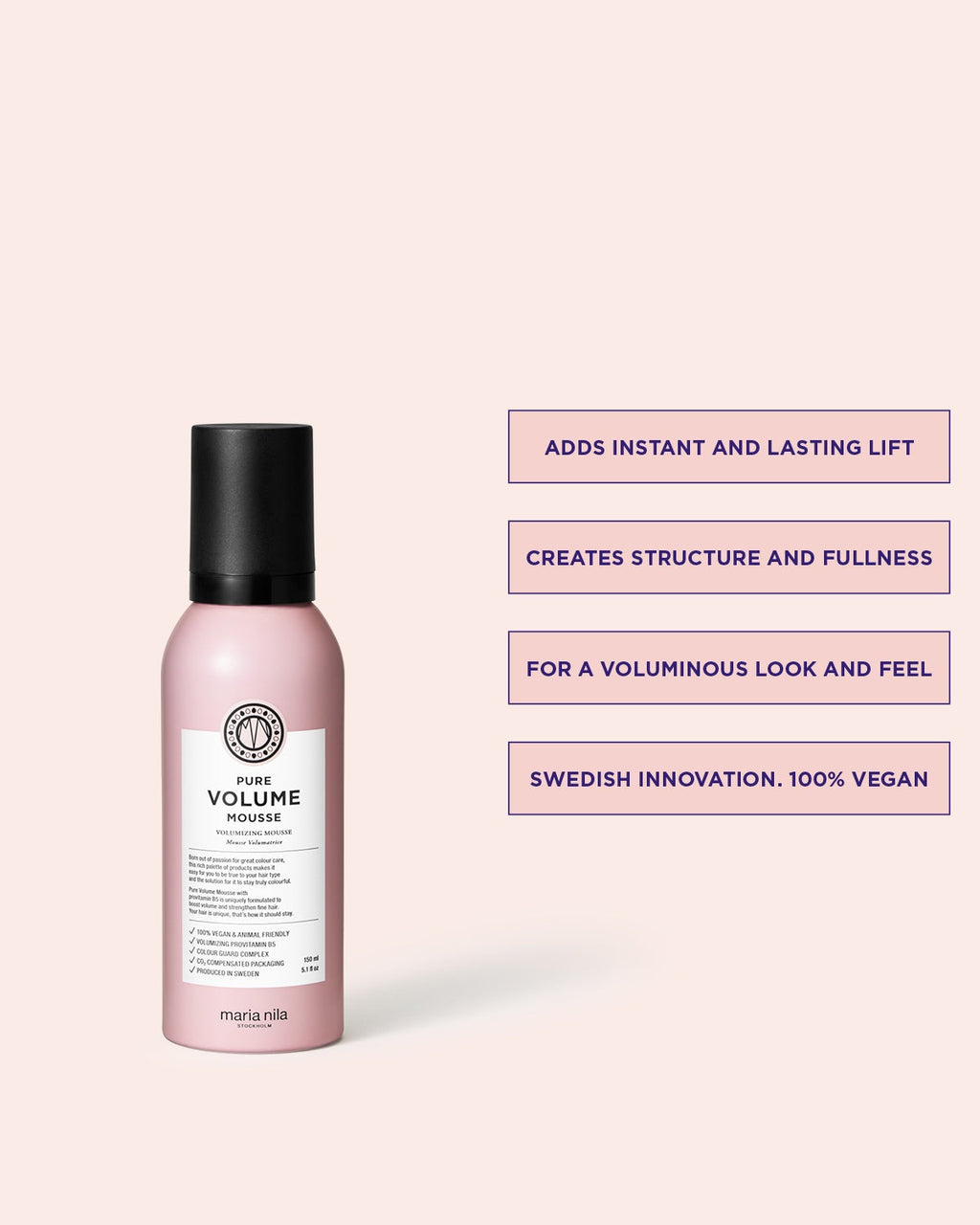 Maria Nila Pure Volume Mousse 150ml – Vorteile