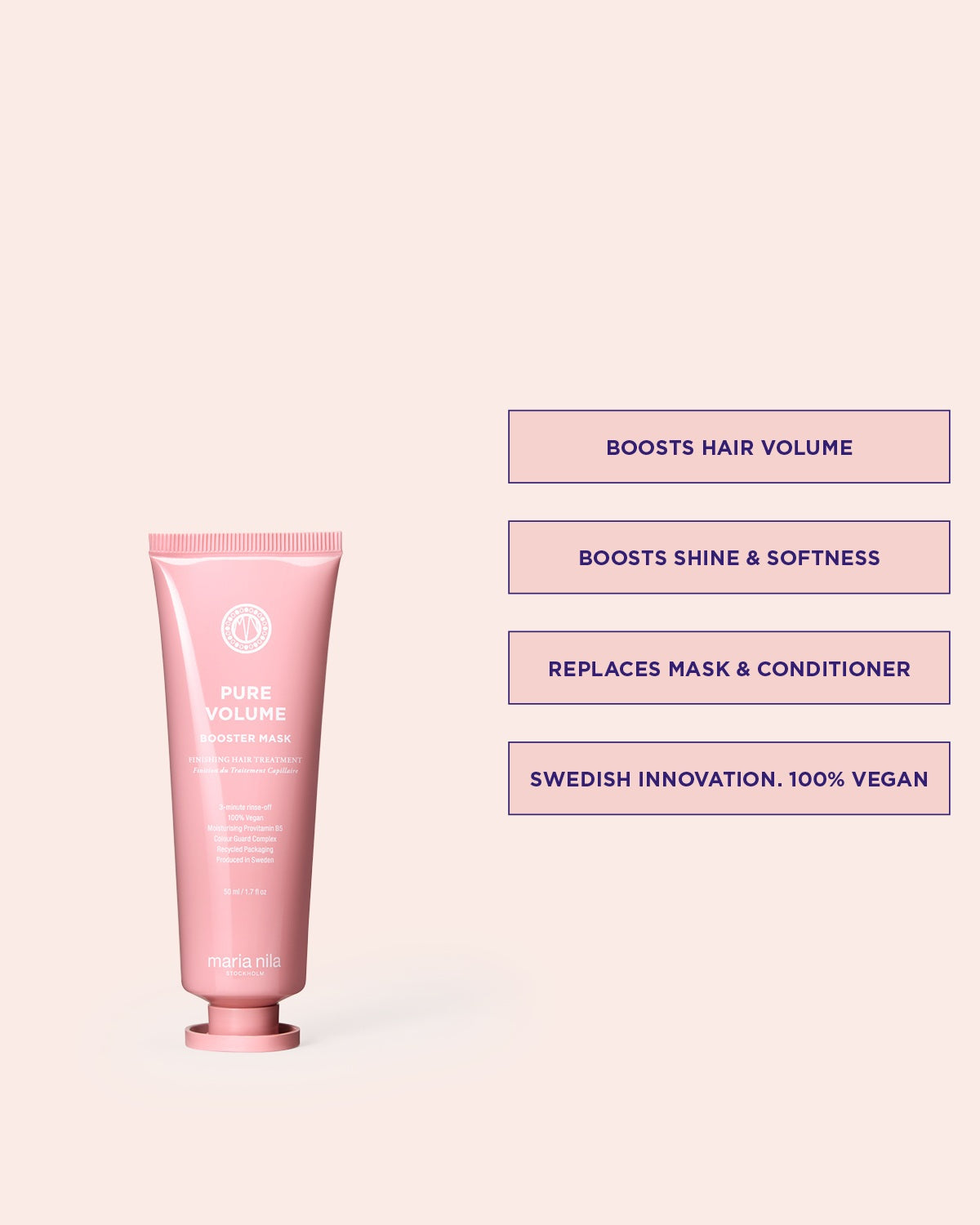 Maria Nila Pure Volume Booster Masque 50ml – Vorteile