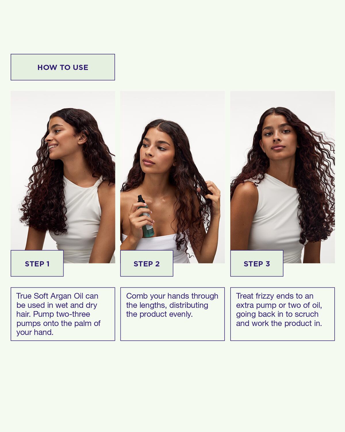 Maria Nila True Soft Argan Oil – Anwendung