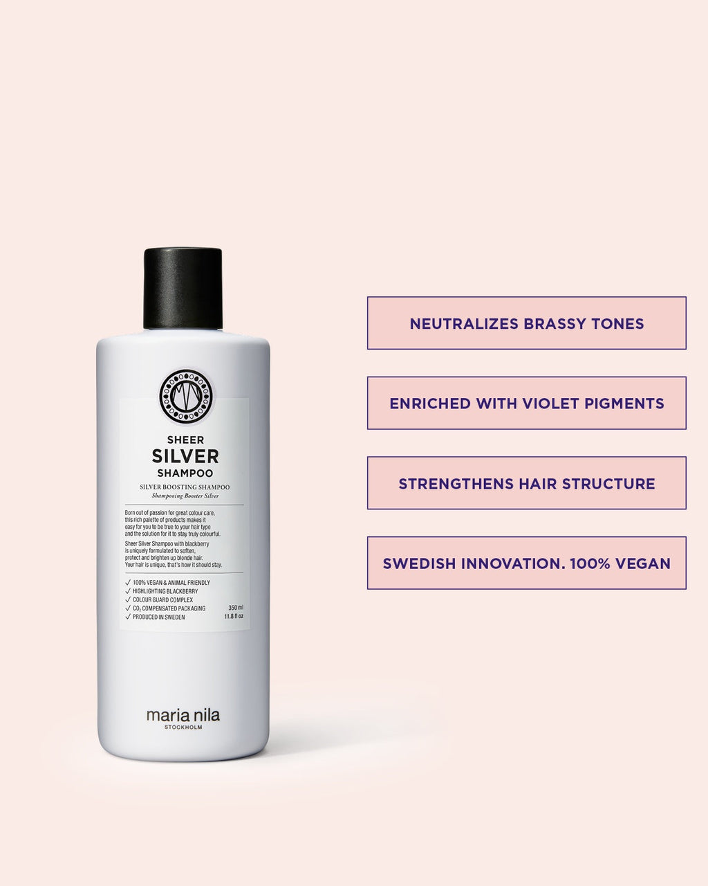 Maria Nila Sheer Silver Shampoo – Vorteile
