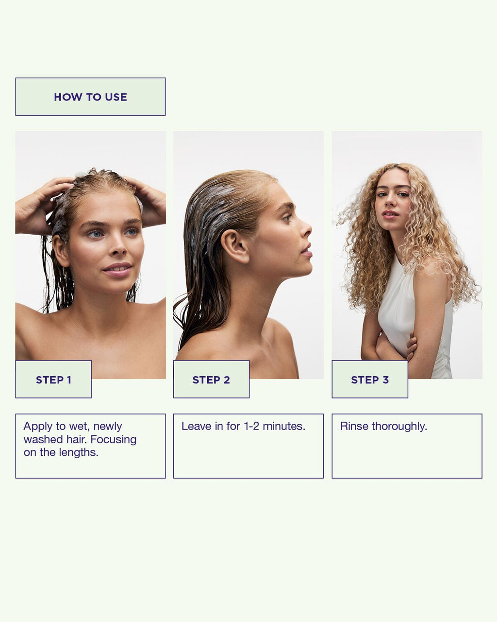 Maria Nila Sheer Silver Conditioner – Anwendung