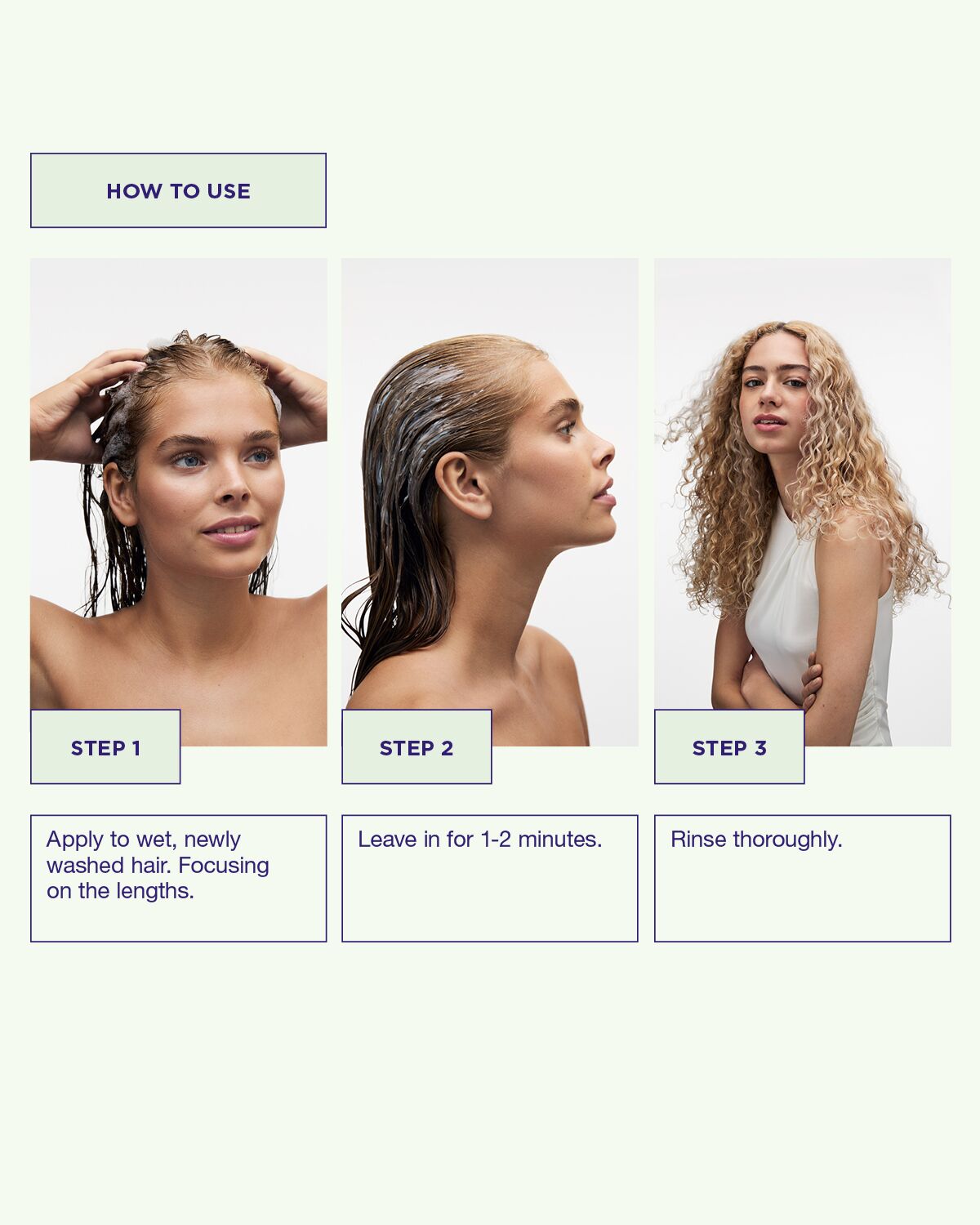 Maria Nila Sheer Silver Conditioner – Anwendung