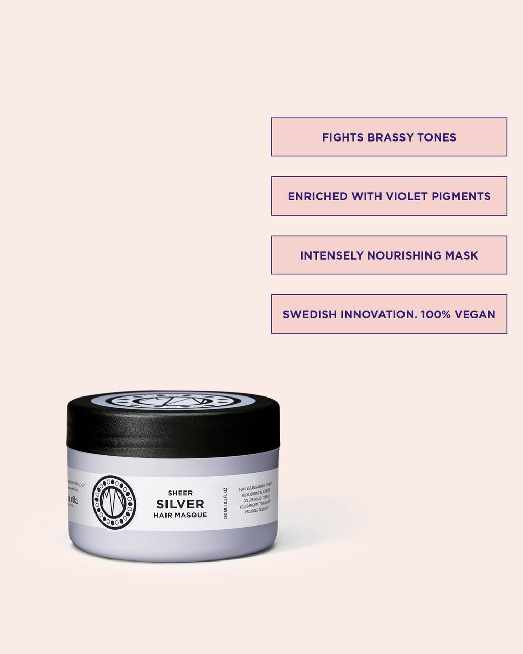 Maria Nila Sheer Silver Masque 250ml – Vorteile