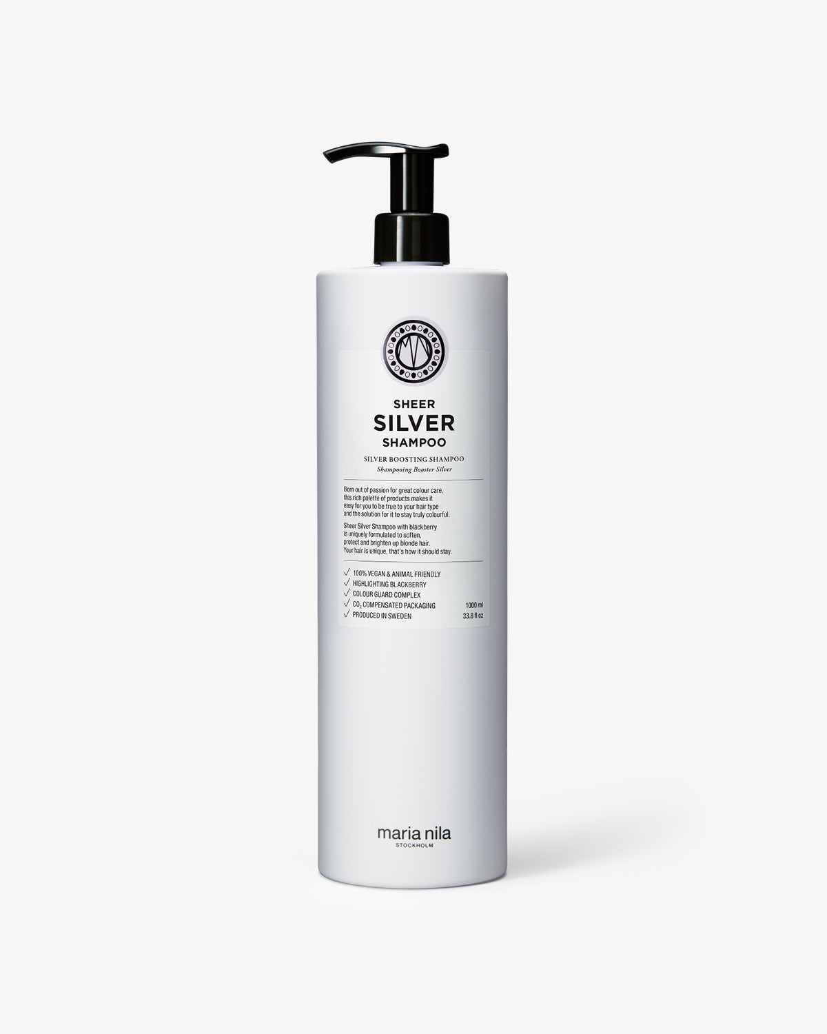 Maria Nila Sheer Silver Shampoo 1000 ml – Produktbild