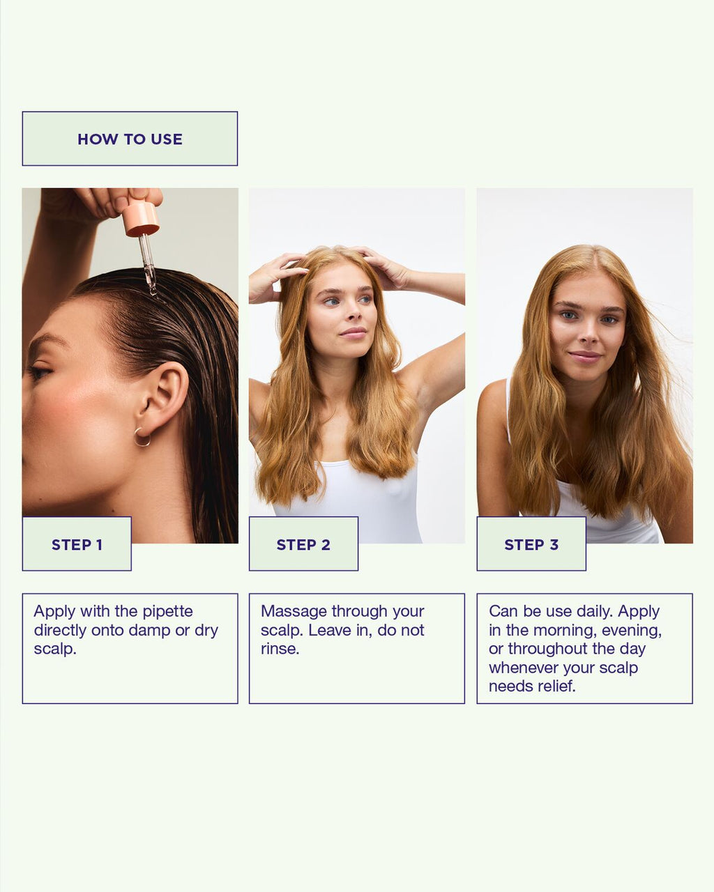 Maria Nila Head & Hair Heal Soothing Serum 50ml – Anwendung