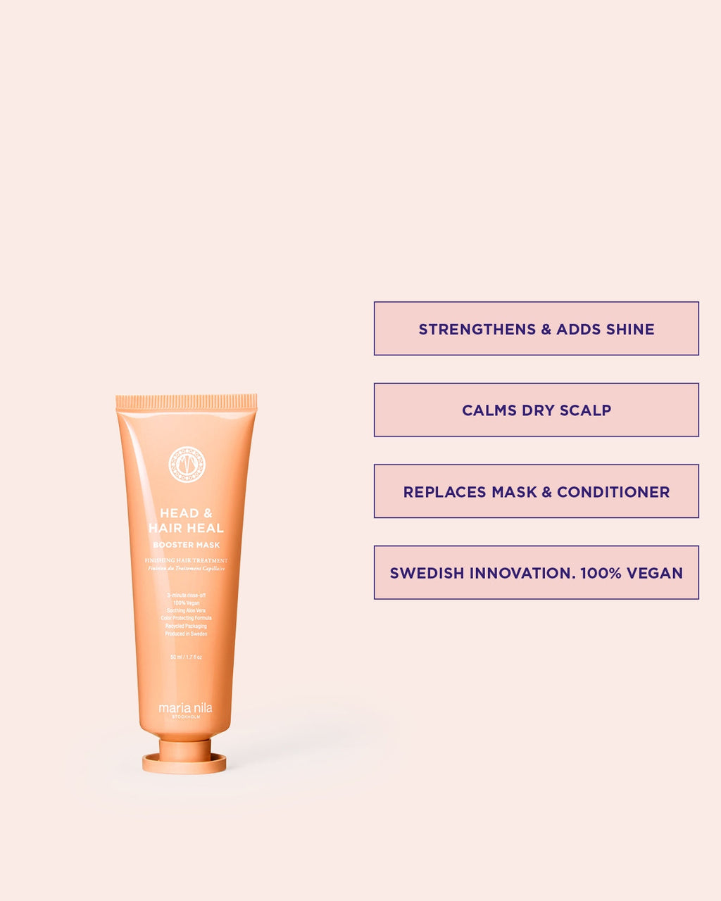 Maria Nila Head & Hair Heal Booster Masque 50ml – Vorteile
