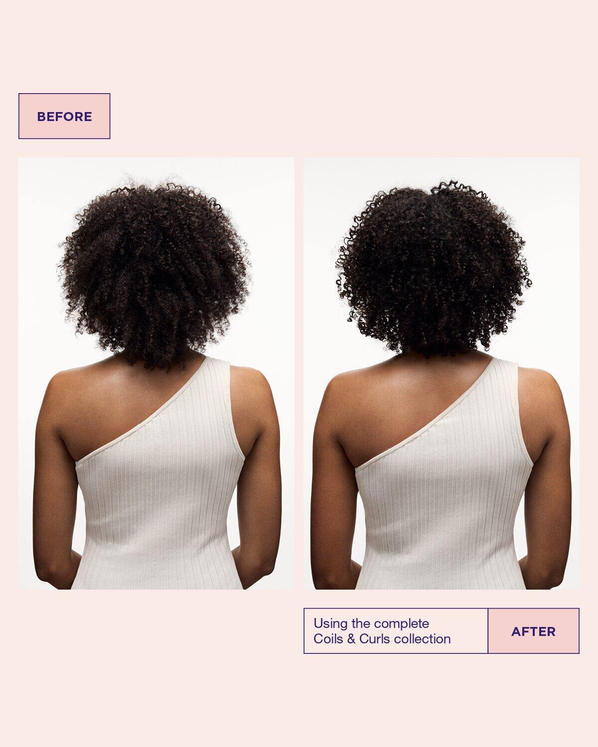Maria Nila Coils & Curls Co-Wash – Vorher-Nachher