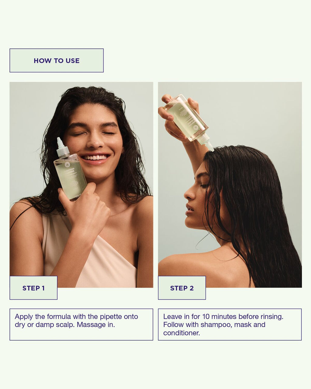 Maria Nila Purifying Cleanse Exfoliating Serum 150ml – Anwendung
