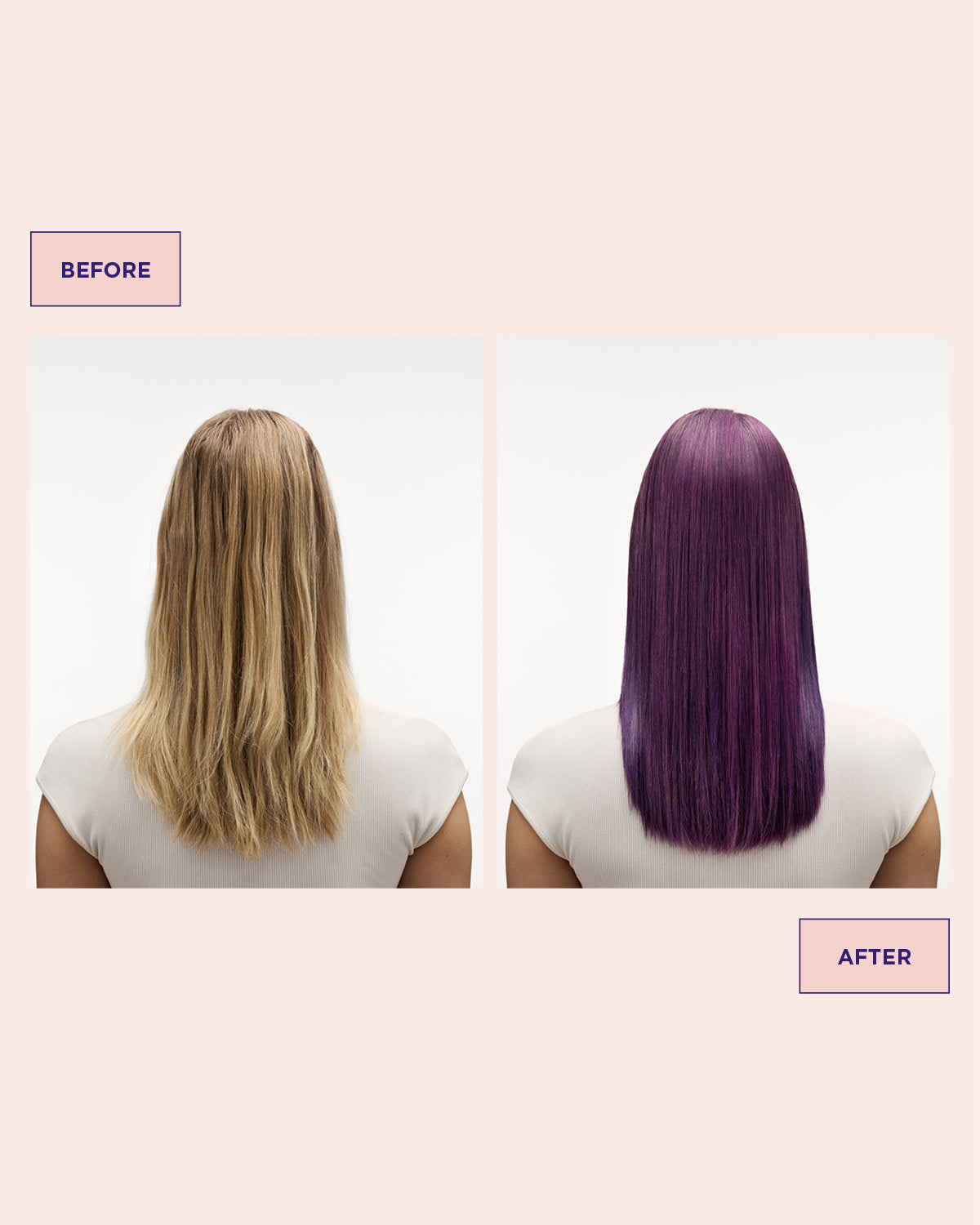 Maria Nila Colour Refresh Vivid Violet 0.22 – Vorher-Nachher