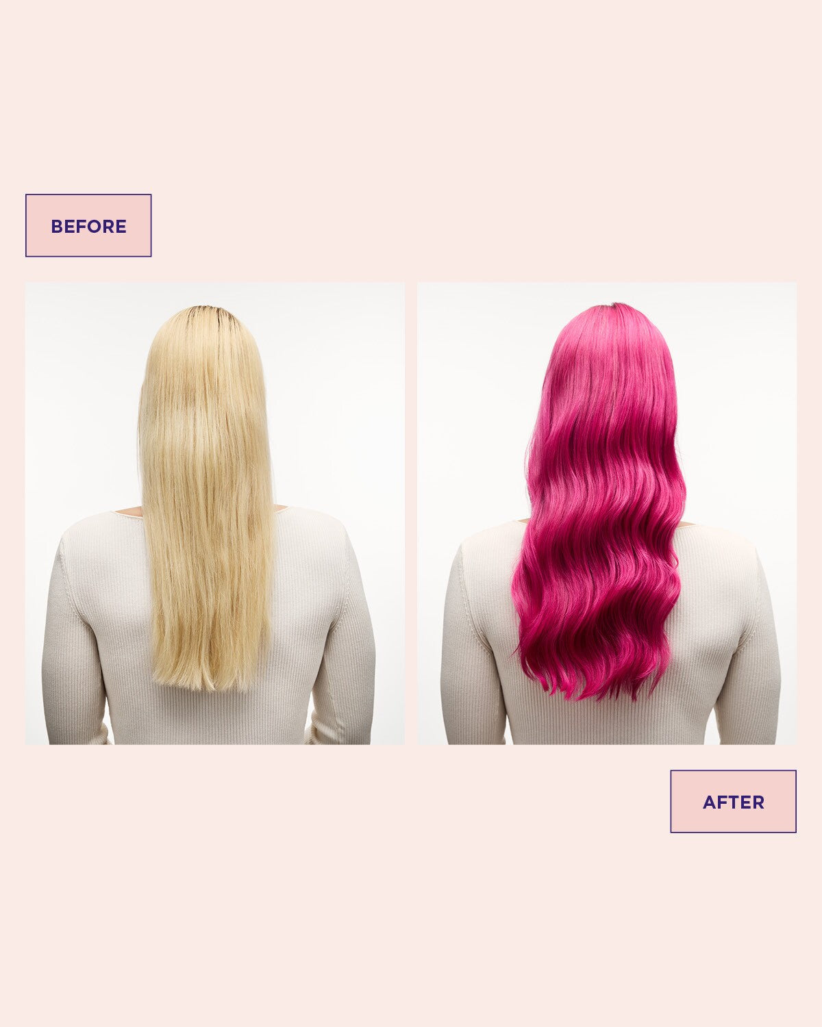 Maria Nila Colour Refresh Pink Pop 0.69 – Vorher-Nachher