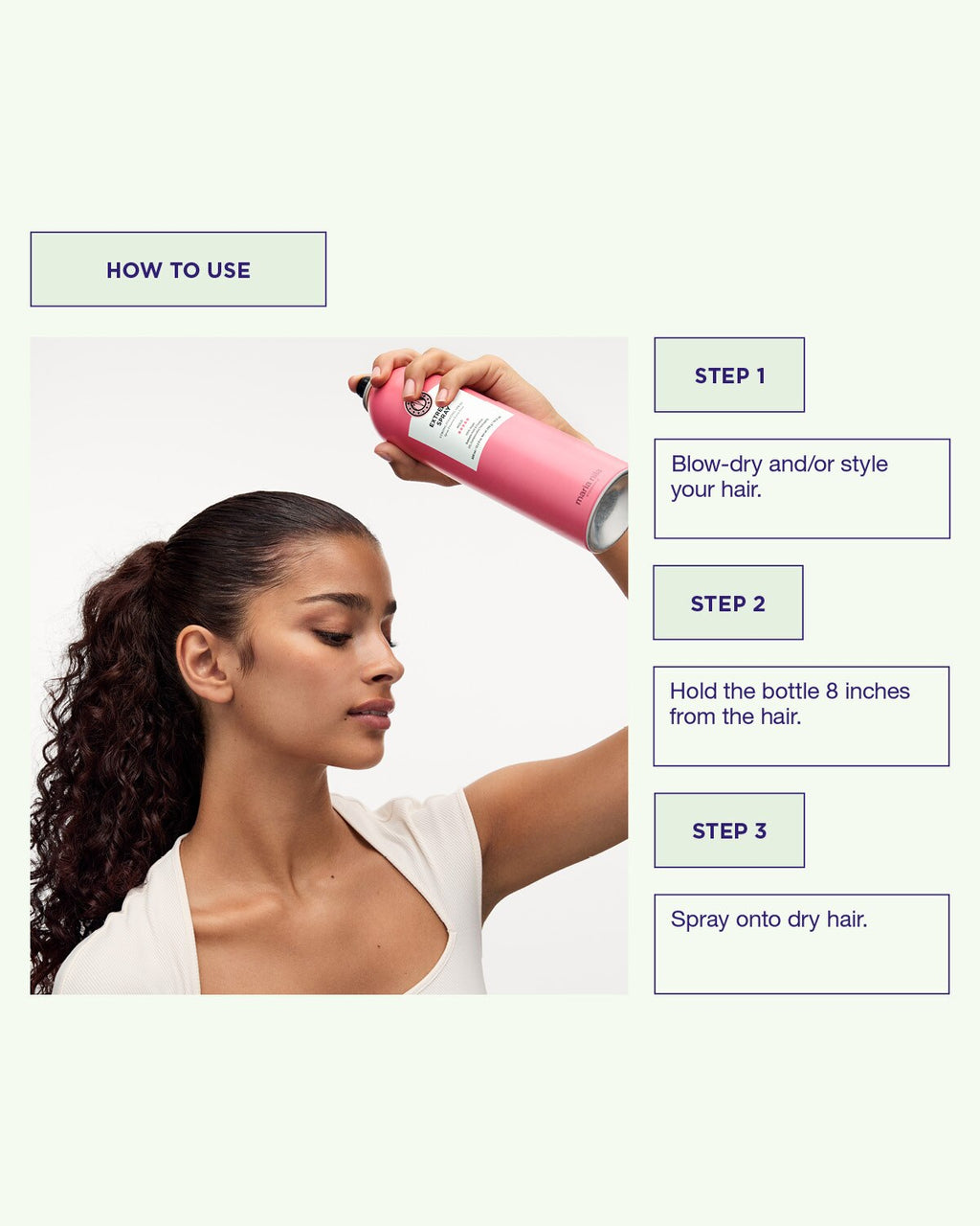 Maria Nila Extreme Spray – Anwendung