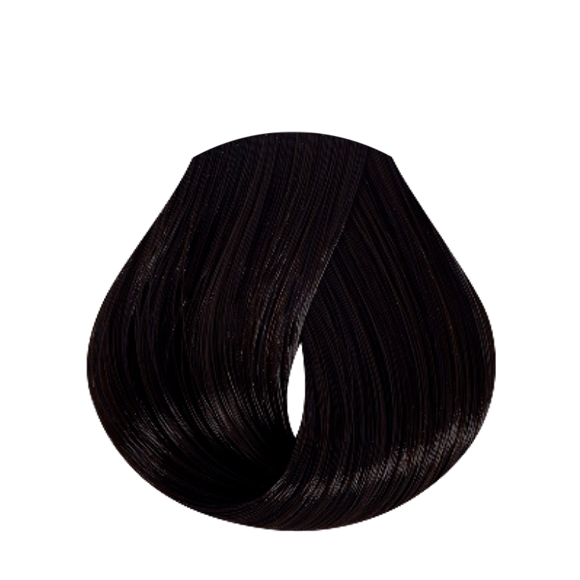 Evo Hue.Verse Permanent Colour 1 – Farbergebnis auf Haarsträhne