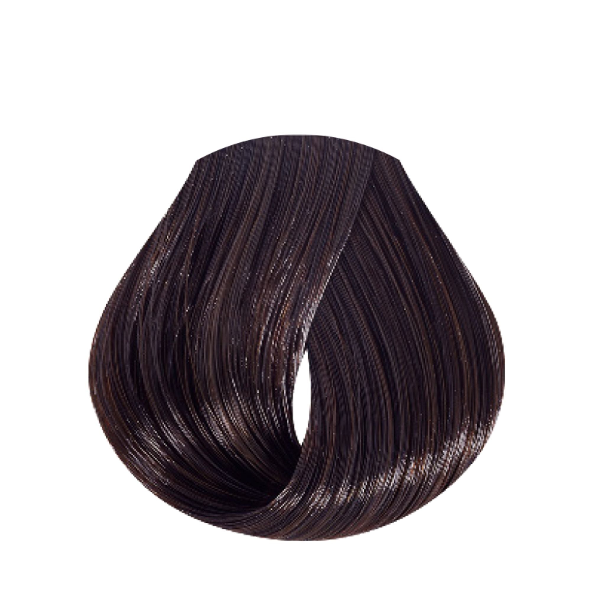 Evo Hue.Verse Permanent Colour 4+ – Farbergebnis auf Haarsträhne
