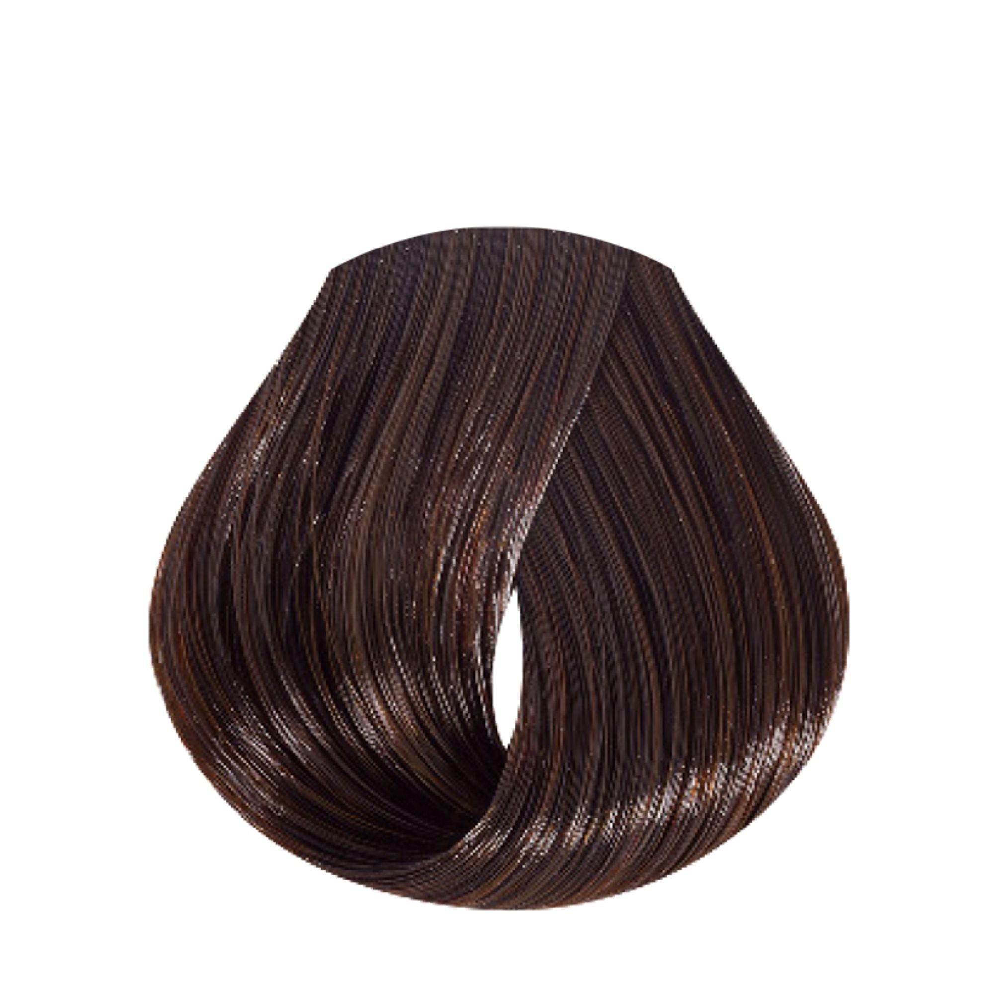 Evo Hue.Verse Permanent Colour 5+ – Farbergebnis auf Haarsträhne