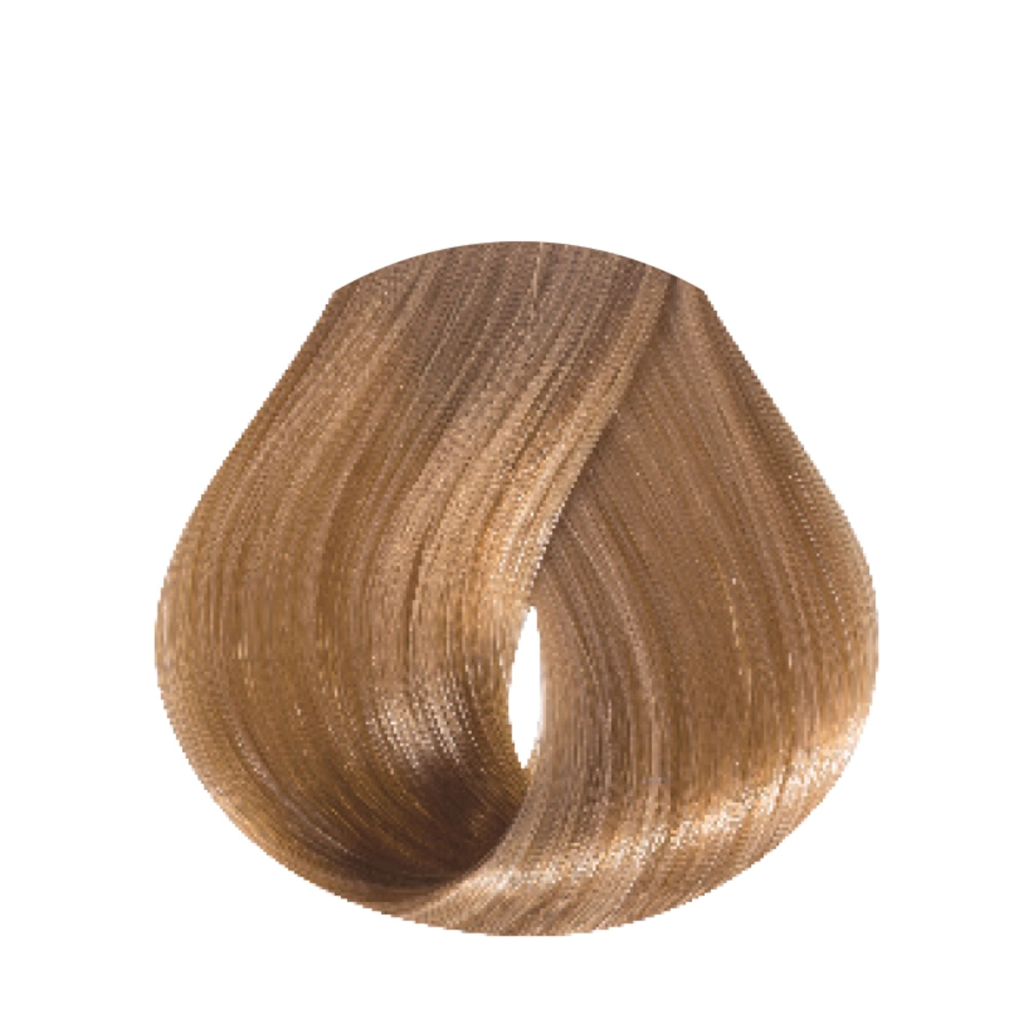 Evo Hue.Verse Permanent Colour 8.3 – Farbergebnis auf Haarsträhne