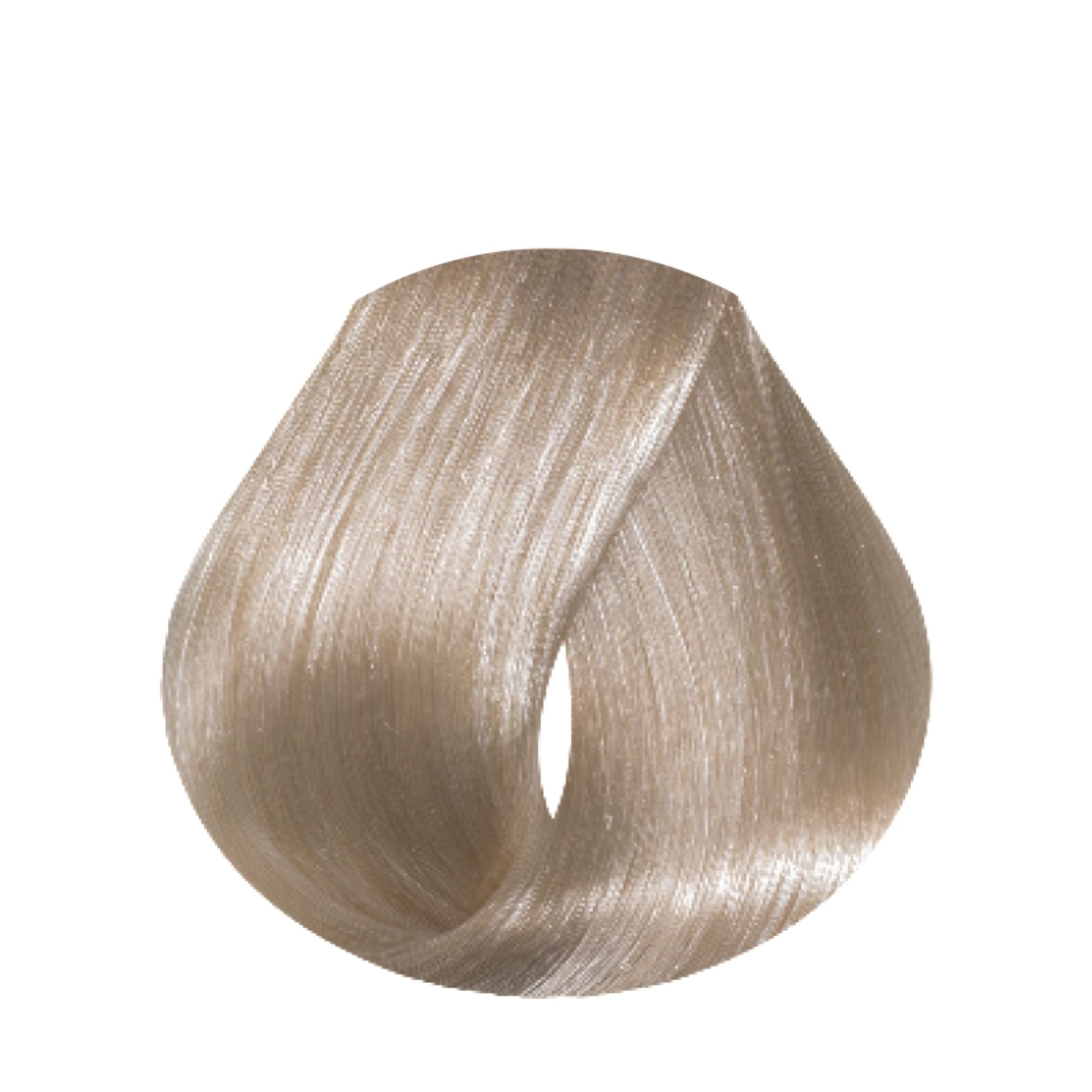 Evo Hue.Verse Permanent Colour 10.81 – Farbergebnis auf Haarsträhne