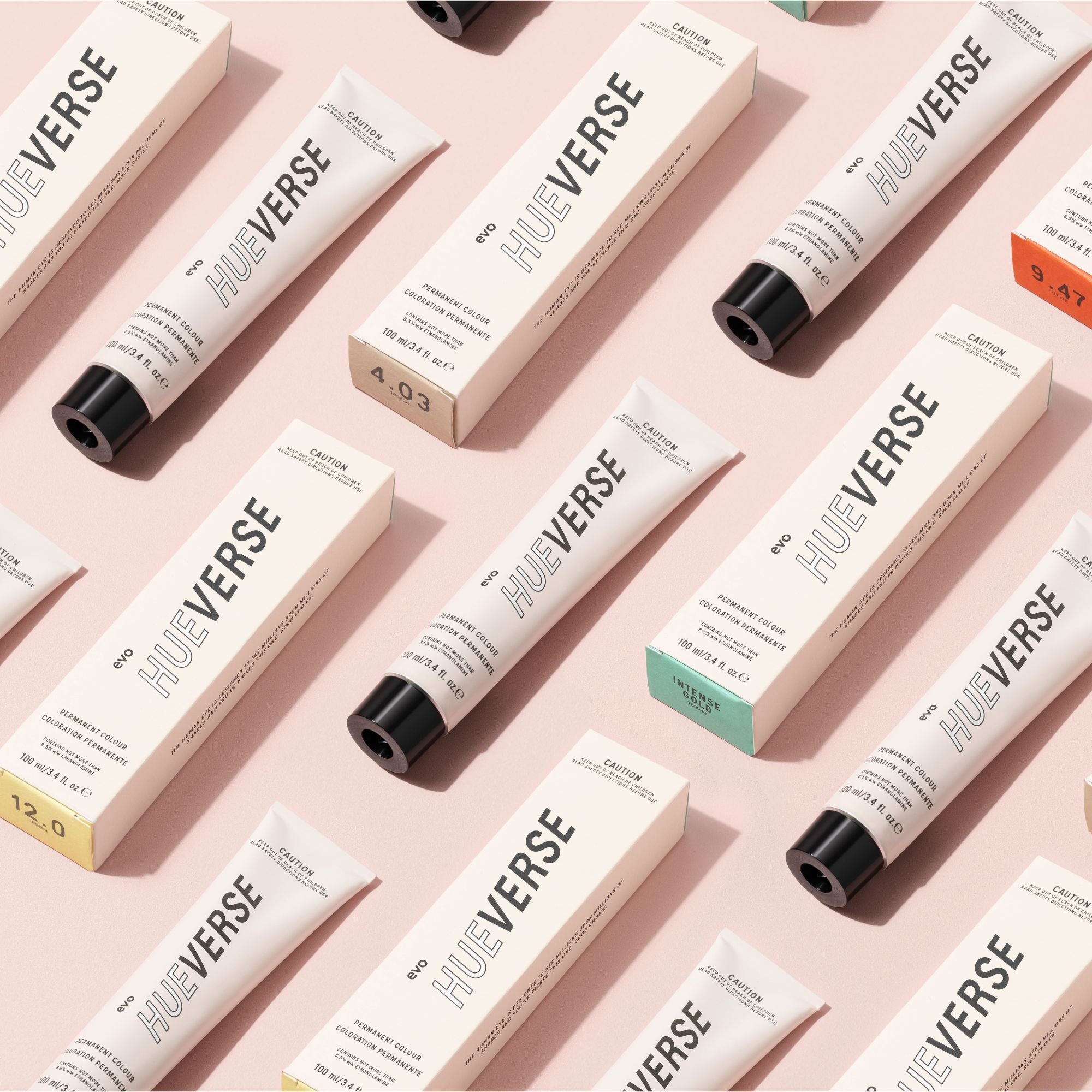 Evo Hue.Verse Permanent Colour – ammoniakfreie Cremehaarfarbe von evo, Nuancen im Überblick