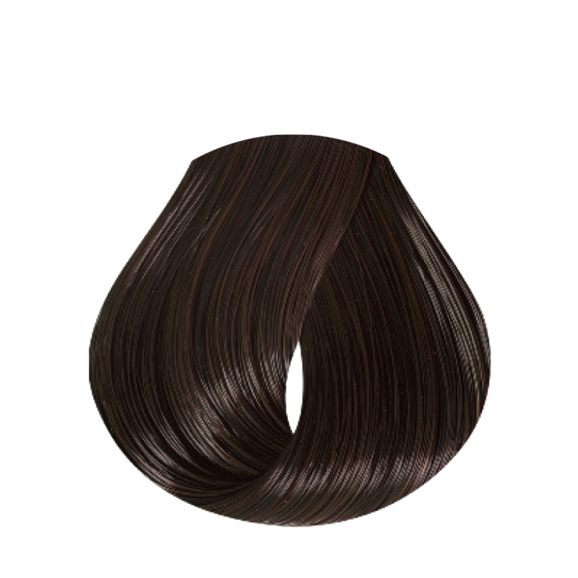 Evo Hue.Verse Permanent Colour 4.57 – Farbergebnis auf Haarsträhne