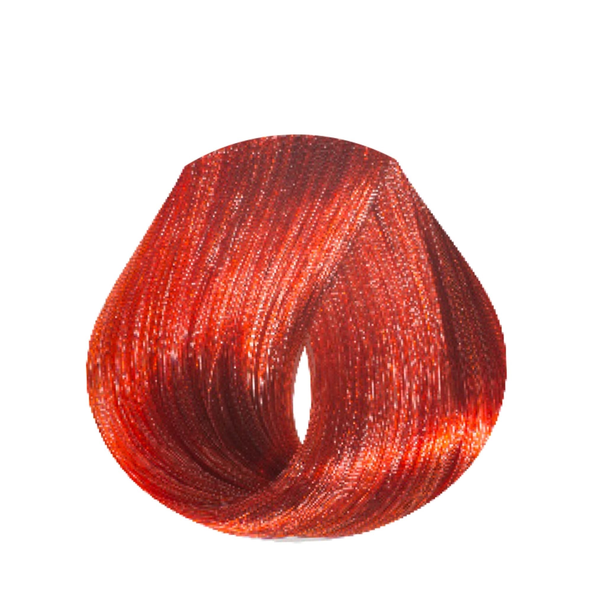 Evo Hue.Verse Permanent Colour Intense Red – Farbergebnis auf Haarsträhne